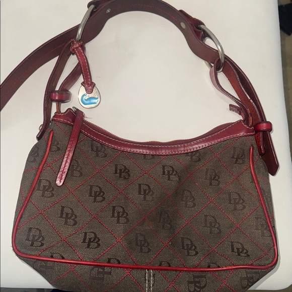 Dooney & Bourke Signature Logo Satchel - Picture 1 of 10